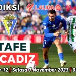 Prediksi Getafe vs Cadiz pada Pekan ke-12 La Liga 2023-2024