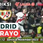 Prediksi Real Madrid vs Rayo Vallecano pada Pekan ke-12 La Liga 2023-2024