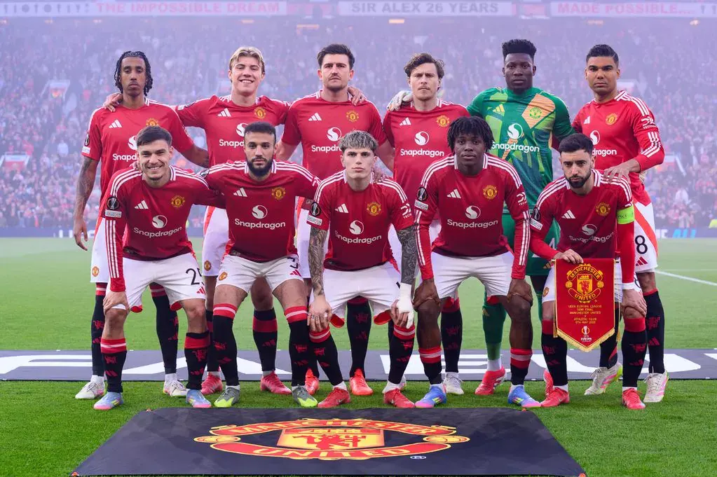 Squad Manchester United 2025-2026 (Foto: Richard Callis/Sports Press Photo/Getty Images.)