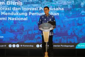 Foto acara peringatan HIPKA di Kementerian Perdagangan (menampilkan Iqbal Shoffan)