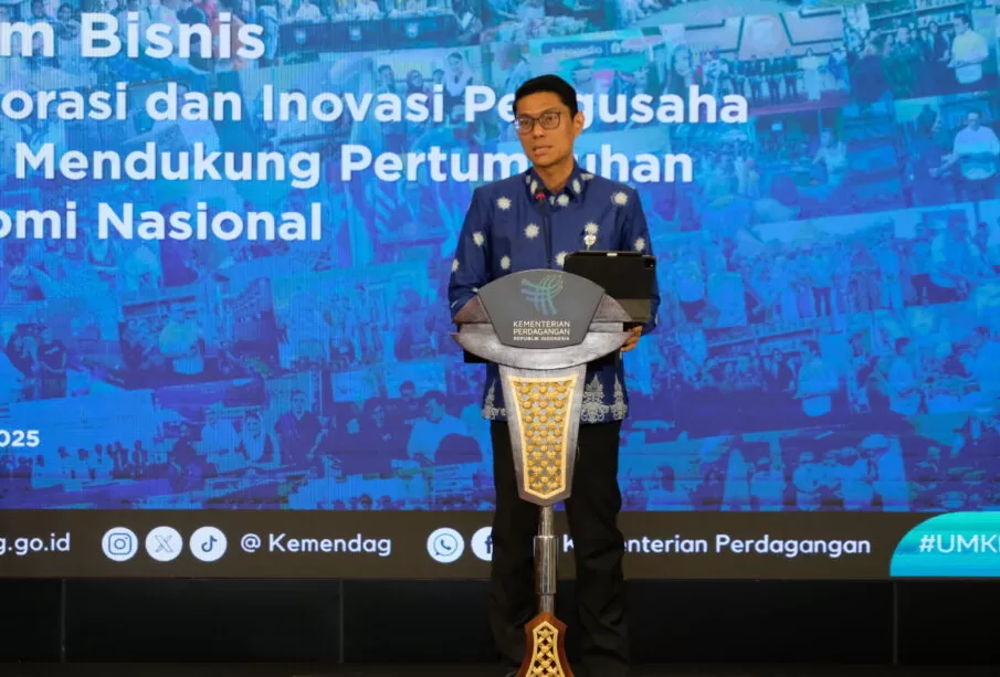 Foto acara peringatan HIPKA di Kementerian Perdagangan (menampilkan Iqbal Shoffan)
