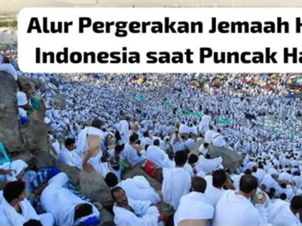 Alur Pergerakan Jemaah Haji Indonesia saat Puncak Haji Armina