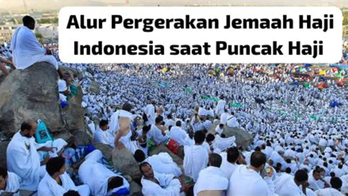 Alur Pergerakan Jemaah Haji Indonesia saat Puncak Haji Armina