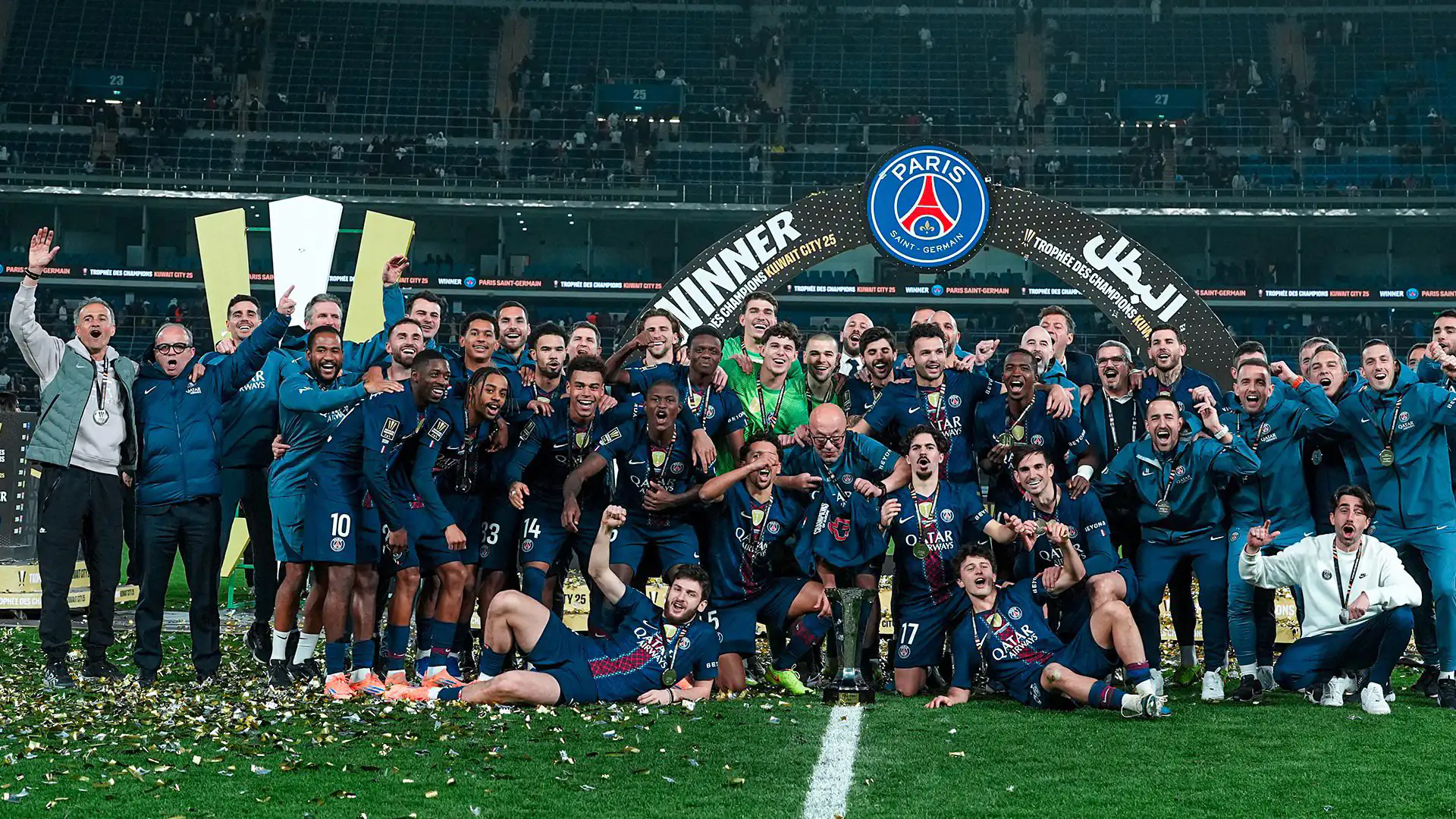 Kemenangan Paris Saint-Germain atas Marseille di Trophee des Champions 2026 pada 11 Januari 2026 (c) X/@PSGindonesia