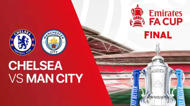 Live Chelsea vs Man City FA Cup 2026 di Vidio