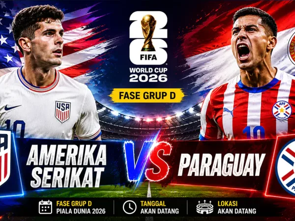 Amerika Serikat vs Paraguay: Fase Grup D Piala Dunia 2026