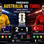Prediksi Australia vs Turki di Babak Grup D Piala Dunia 2026