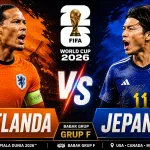 Prediksi Belanda vs Jepang di Babak Grup F Piala Dunia 2026
