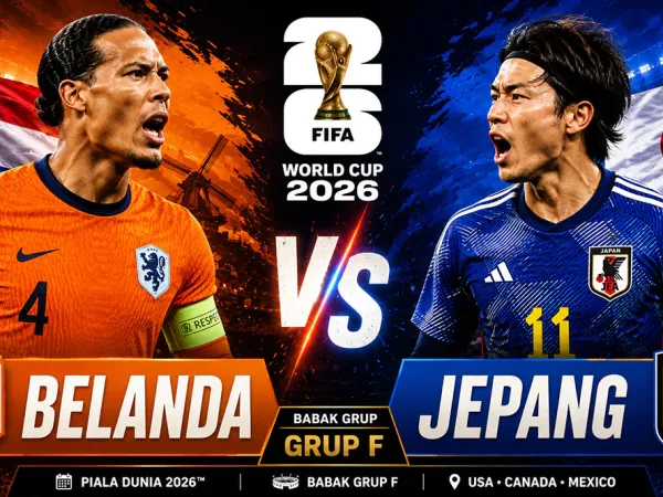 Prediksi Belanda vs Jepang di Babak Grup F Piala Dunia 2026