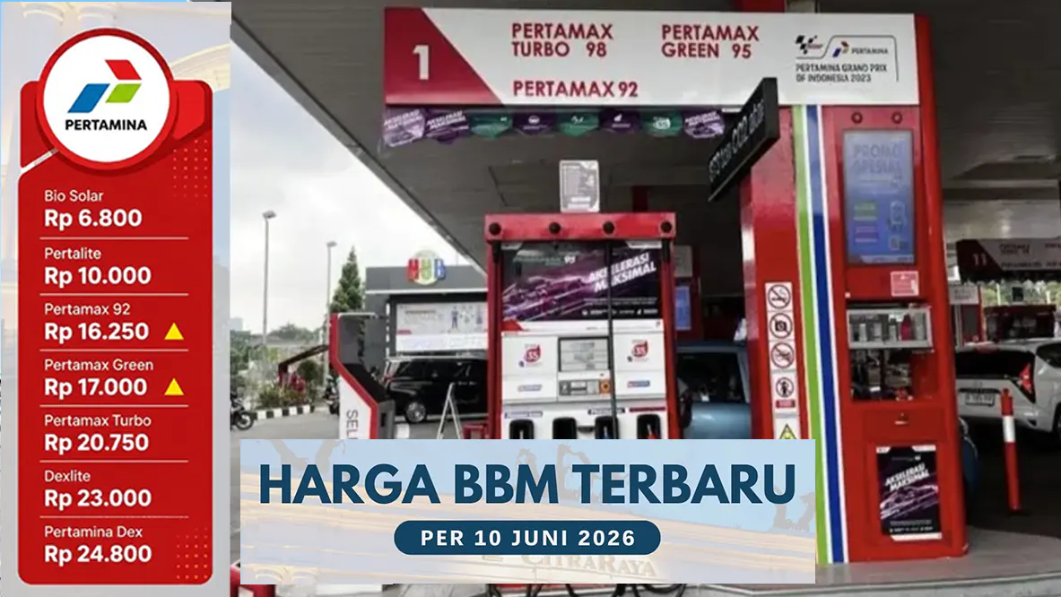Daftar Lengkap Harga BBM Pertamina Per 10 Juni 2026