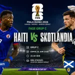 Haiti vs Skotlandia di Fase Grup C Piala Dunia 2026
