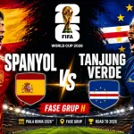Laga Spanyol vs Tanjung Verde di Fase Grup H Piala Dunia 2026