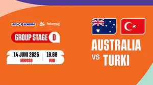 Live Australia vs Turki Piala Dunia 2026 - MAXStream