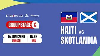 Live Haiti vs Skotlandia di Piala Dunia 2026 - MAXStream