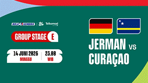 Link Live Streaming Jerman vs Curacao Piala Dunia 2026 di MAXStream