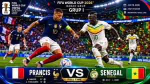 Prediksi Prancis vs Senegal di Babak Grup I Piala Dunia 2026