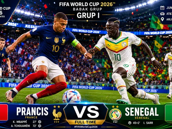 Prediksi Prancis vs Senegal di Babak Grup I Piala Dunia 2026