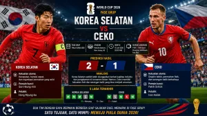 Prediksi Korea Selatan vs Ceko di Fase Grup Piala Dunia 2026