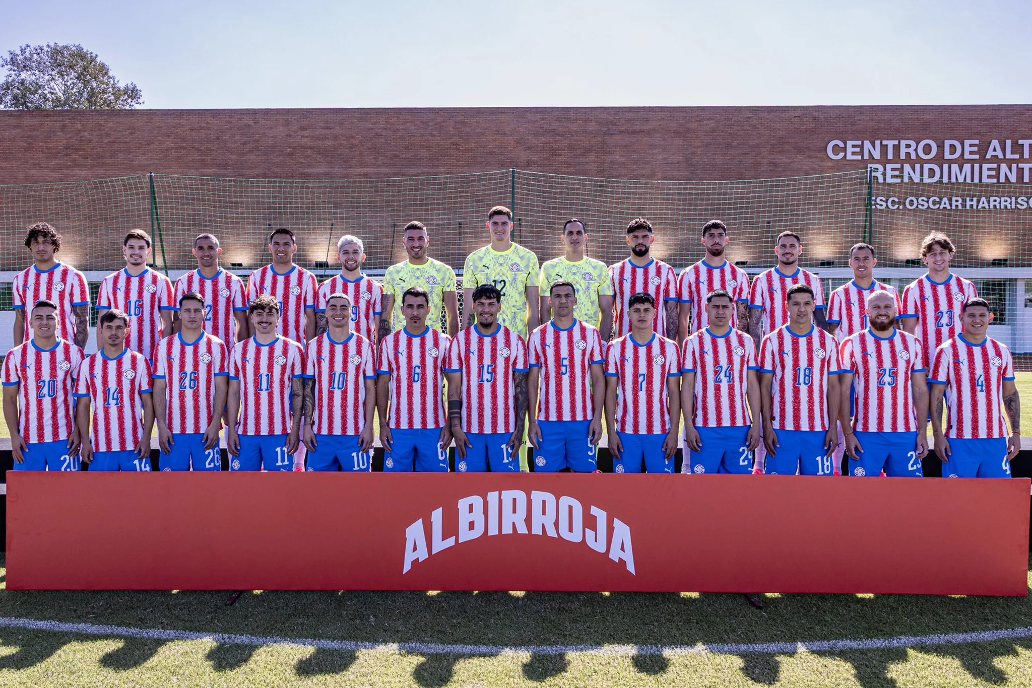 Squad Timnas Paraguay untuk Piala Dunia 2026 (X/Twitter/@Albirroja)