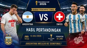 Hasil Argentina vs Swiss di Babak Perempat Final Piala Dunia 2026 (Gemini_Generated_Image_ytf0dpytf0dpytf0)