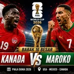 Prediksi Kanada vs Maroko di Babak 16 Besar Piala Dunia 2026