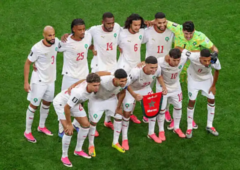 Para pemain Maroko menjelang Babak Perempat Final Piala Dunia 2026 (Africa Soccer)