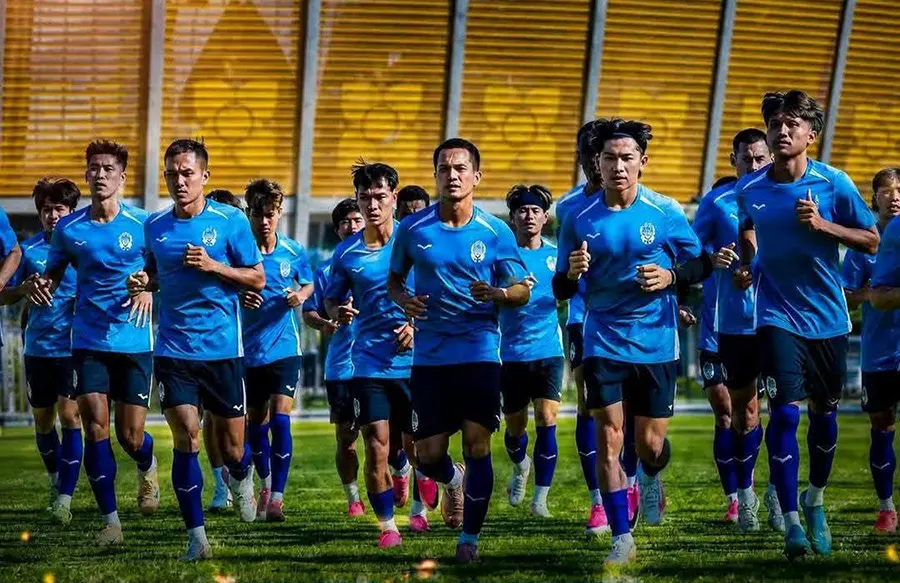 Pemain Timnas Kamboja jelang Piala AFF 2026. (INSTAGRAM/@ffc_official_ig)