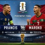 Prediksi Prancis vs Maroko di Babak Perempat Final Piala Dunia 2026