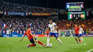 Prediksi Prancis vs Spanyol di Semifinal Piala Dunia 2026 (Gemini Generated Image)