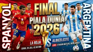 Prediksi Spanyol vs Argentina di Final Piala Dunia 2026