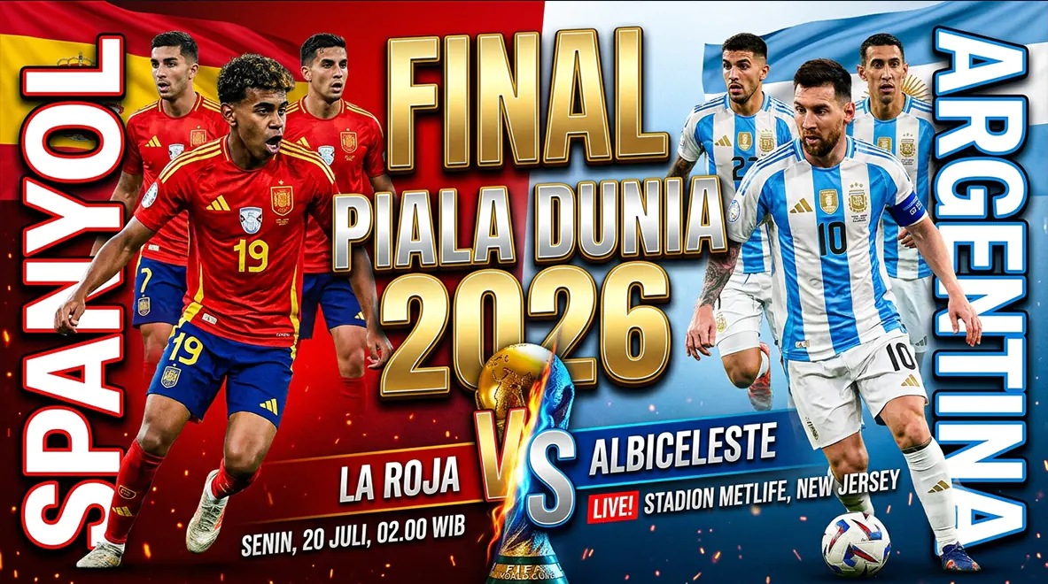 Prediksi Spanyol vs Argentina di Final Piala Dunia 2026