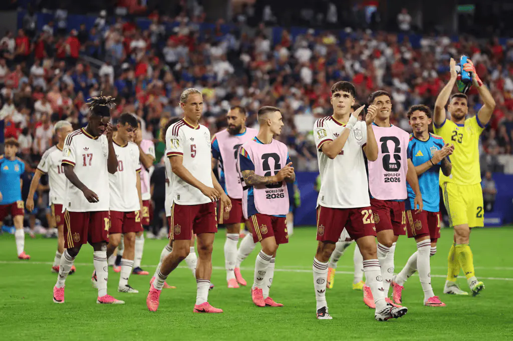 Timnas Spanyol Usai mengalahkan Prancis di semifinal Piala Dunia 2026 pada Rabu, 15 Juli 2026 (Doc. FIFA)