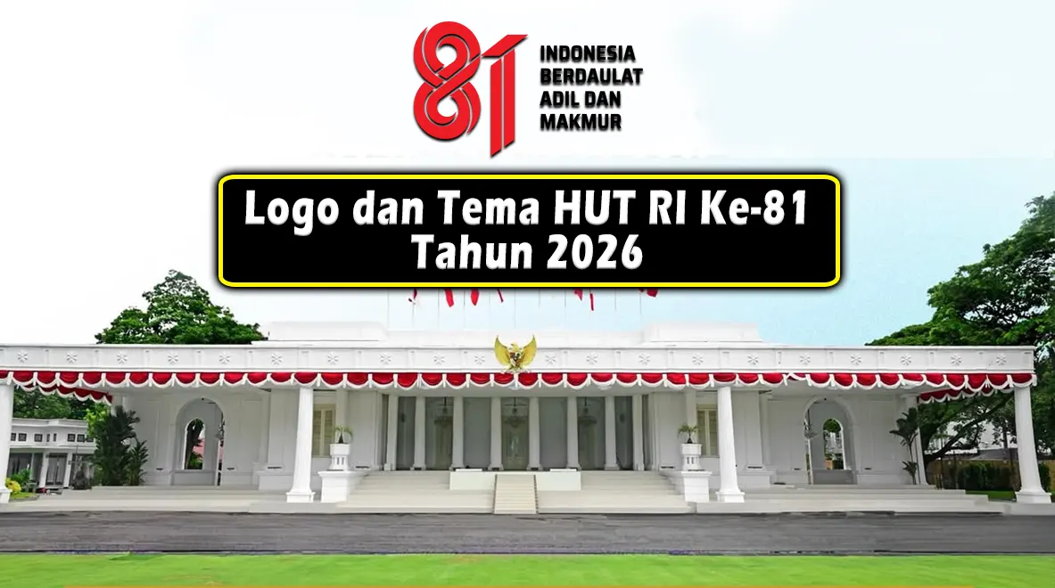 Logo dan Tema Hari Ulang Tahun Republik Indonesia (HUT-RI) ke-81 Tahun 2026