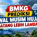 BMKG Prediksi Awal Musim Hujan Datang Lebih Lambat