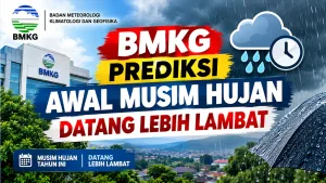 BMKG Prediksi Awal Musim Hujan Datang Lebih Lambat