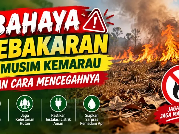 Bahaya Kebakaran di Musim Kemarau dan Cara Mencegahnya