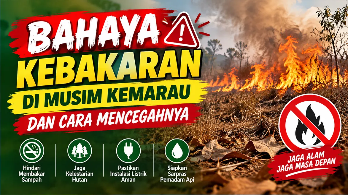 Bahaya Kebakaran di Musim Kemarau dan Cara Mencegahnya