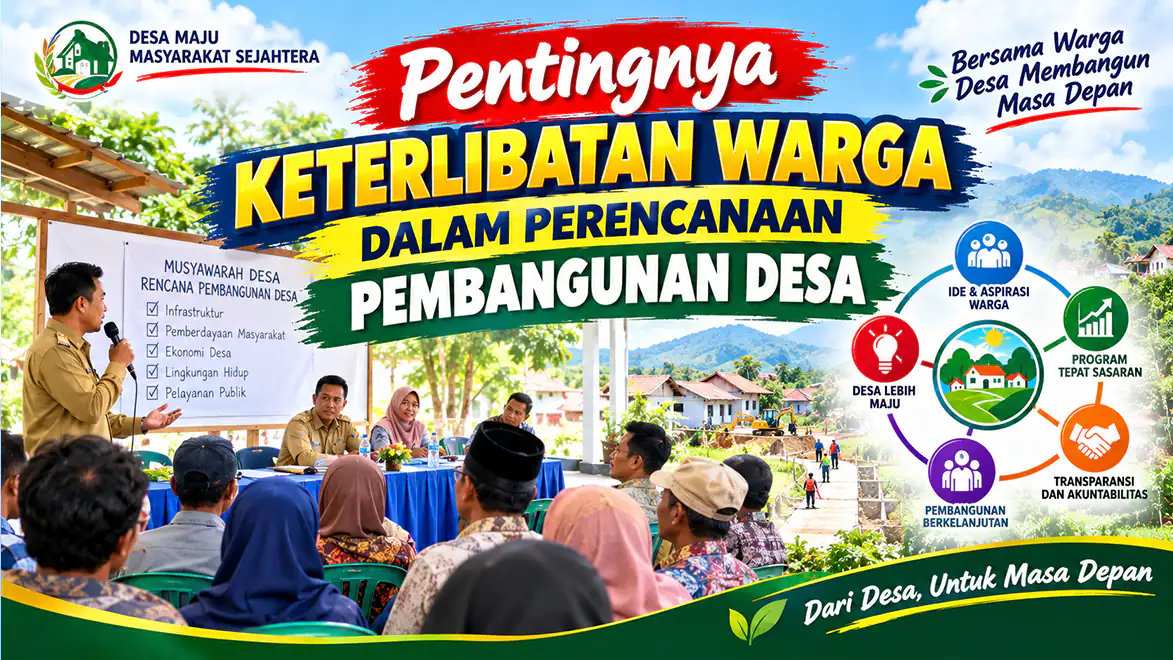 Pentingnya Keterlibatan Warga Dalam Perencanaan Pembangunan Desa