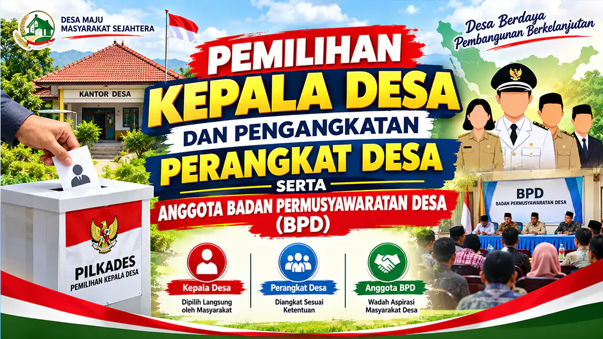 Pemilihan Kepala Desa dan Pengangkatan Perangkat Desa serta Anggota Badan Permusyawaratan Desa (BPD)