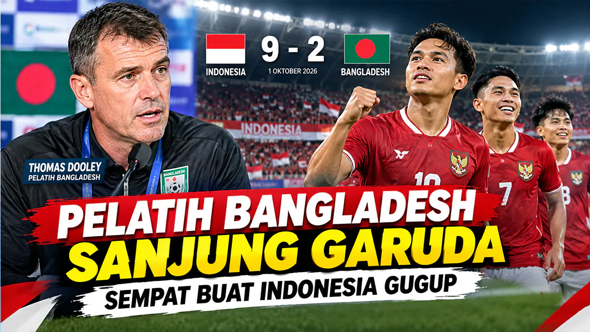 Pelatih Bangladesh Sanjung Timnas Indonesia, tetapi Akui Sempat Membuat Garuda Gugup
