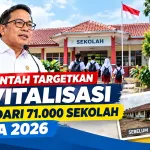 Pemerintah Targetkan Revitalisasi Lebih dari 71.000 Sekolah pada 2026