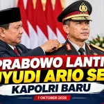 Presiden Prabowo Melantik Jenderal Suyudi Ario Seto sebagai Kapolri Baru