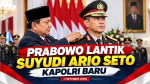 Presiden Prabowo Melantik Jenderal Suyudi Ario Seto sebagai Kapolri Baru