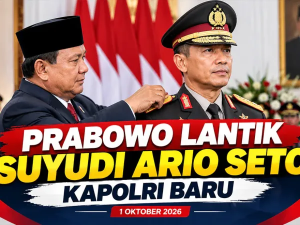 Presiden Prabowo Melantik Jenderal Suyudi Ario Seto sebagai Kapolri Baru