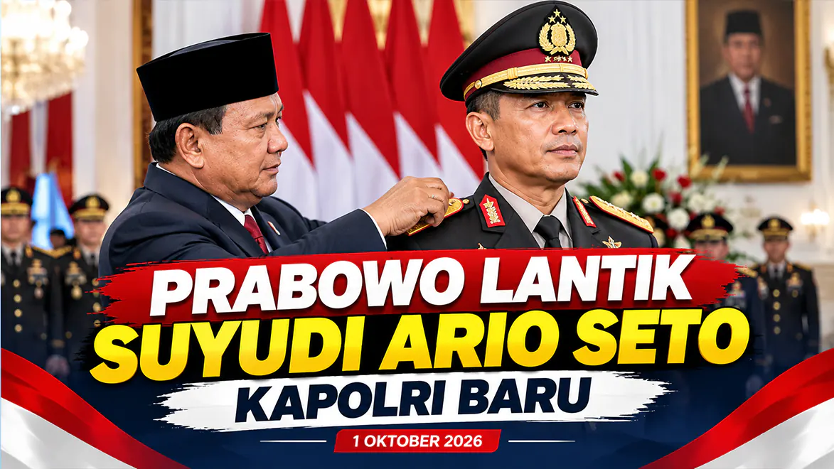 Presiden Prabowo Melantik Jenderal Suyudi Ario Seto sebagai Kapolri Baru